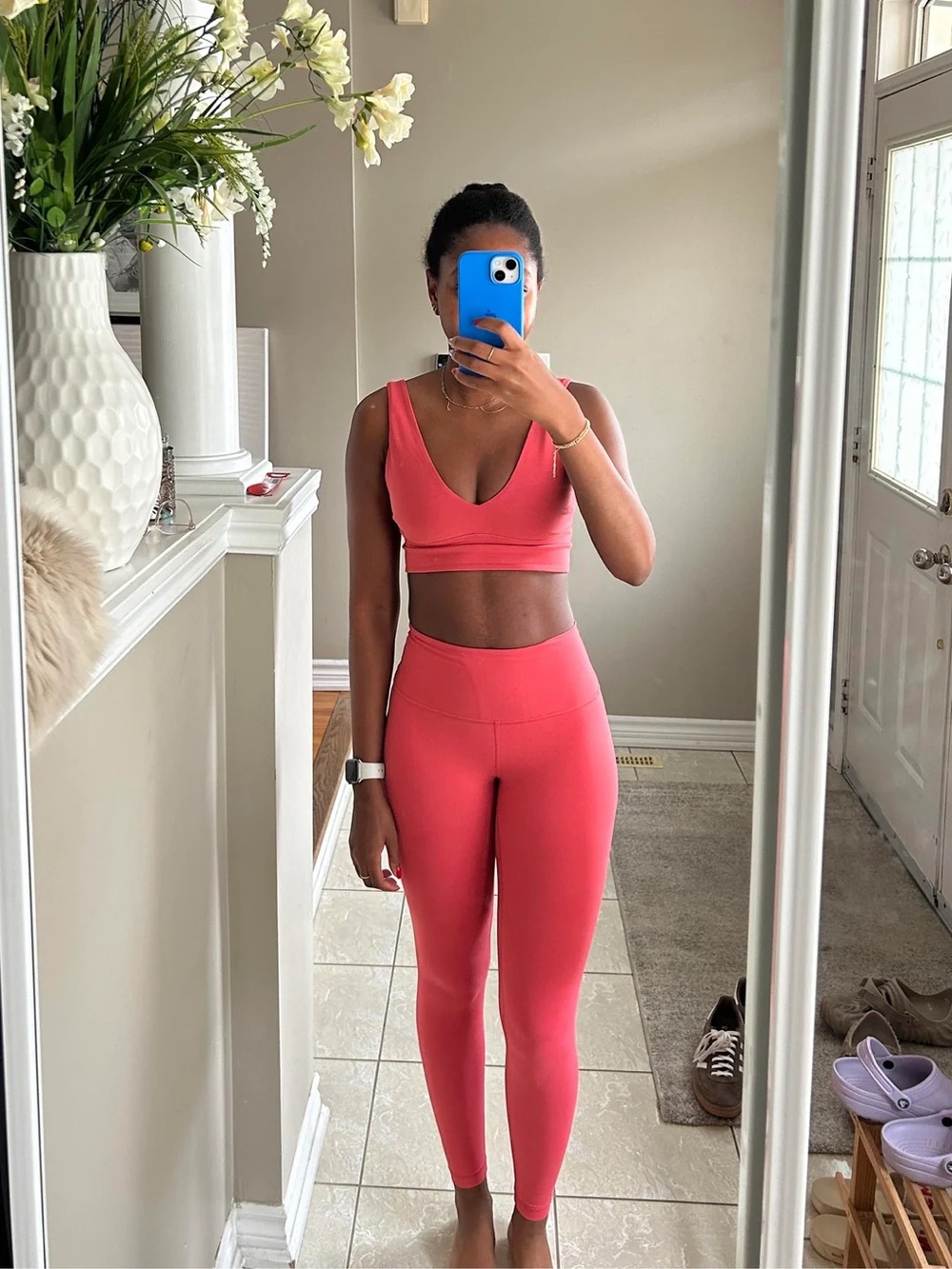 Desert Red Align Tank & Leggings